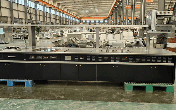 瑞能?chē)?guó)際·瑪菲利廚具生產(chǎn)廠家實(shí)況圖片